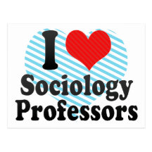 I Liebe-Soziologie-Professoren Postkarten