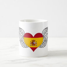 I Liebe Spanien - Flügel Kaffee Tassen