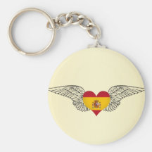 I Liebe Spanien - Flügel Schlüsselbänder