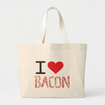 I Liebe-Speck Einkaufstasche