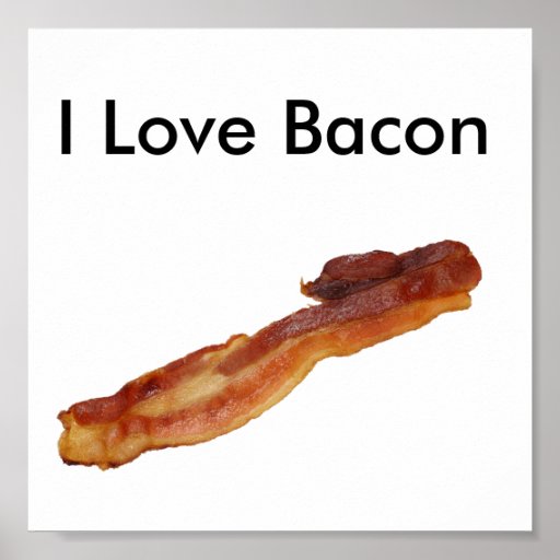 I Liebe-Speck-Plakat