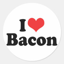 I Liebe-Speck Sticker