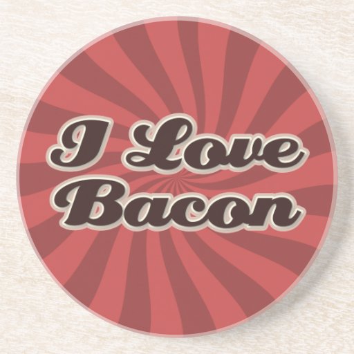 I Liebe-Speck-Untersetzer