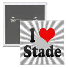I Liebe Stade, Deutschland. Ich Liebe Stade, Deuts Anstecknadelbuttons