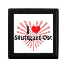 I Liebe Stuttgart-Ost, Deutschland Schmuckschachtel