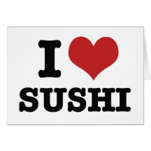 I Liebe-Sushi Karte