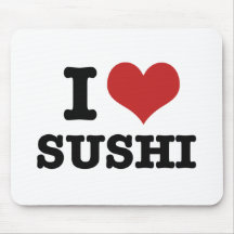 I Liebe-Sushi Mauspads