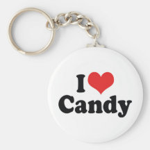 I Liebe-Süßigkeit Keychain Schlüsselanhänger