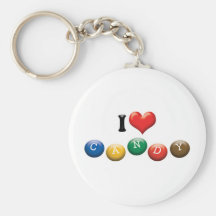 I Liebe-Süßigkeit Keychain Schlüsselanhänger