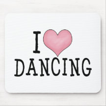 I Liebe-Tanzen Mousepad