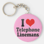 I Liebe-Telefon Linemans Schlüsselbänder