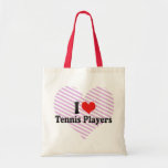 I Liebe-Tennis-Spieler Einkaufstasche