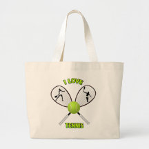 I LIEBE-TENNIS TASCHE