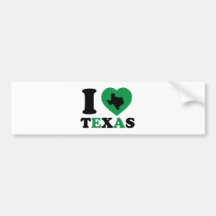 I Liebe Texas Auto Sticker