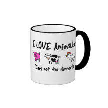 I Liebe-Tiere vegetarisch Tassen