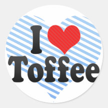 I Liebe-Toffee Sticker