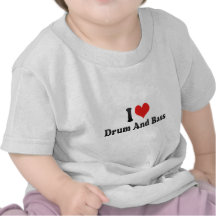 I Liebe-Trommel und Baß Tshirt