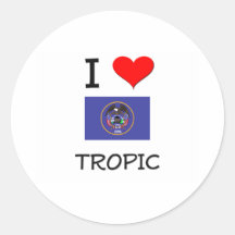 I Liebe-Tropen Utah Sticker