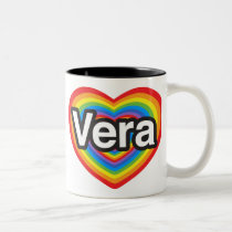 I Liebe Vera. Liebe I Sie Vera. Herz tassen
