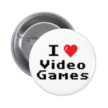 I Liebe-Videospiele Button