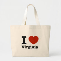 I Liebe Virginia Tragetaschen