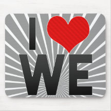 I Liebe WIR Mauspads