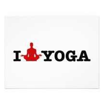 I Liebe-Yoga Einladungskarten