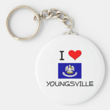I Liebe YOUNGSVILLE Louisiana Schlüsselband