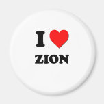 I Liebe Zion Kühlschrankmagnete