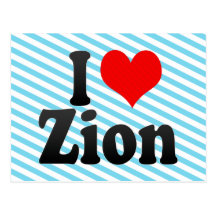I Liebe Zion Postkarten