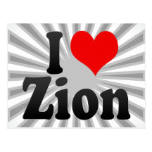 I Liebe Zion Postkarten