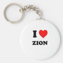 I Liebe Zion Schlüsselanhänger