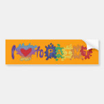 I Liebe zu malen Autosticker