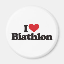 I LiebeBiathlon Kühlschrankmagnet