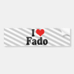 I LiebeFado Auto Aufkleber