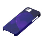 I LiebeGrunge dunkles BlueHeart Muster iPhone 5 Etui