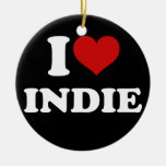 I LiebeIndie Weinachtsornamente