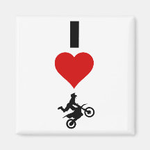 I LiebeMotocross (vertikal) Magnete
