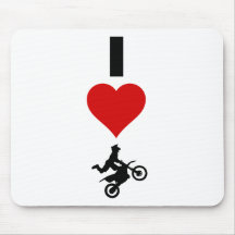 I LiebeMotocross (vertikal) Mauspads