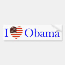I Liebeobama-Stoßaufkleber Autosticker