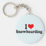 I LiebeSnowboarding Schlüsselanhänger