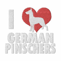 I Liebestickten deutsche Pinschers lange Hülse