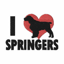 I Liebestickten englische Springers T-Shirt