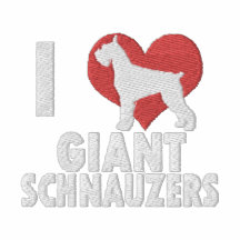 I Liebestickten riesige Schnauzers T-Shirt