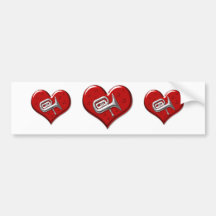 I LiebeTuba Autosticker