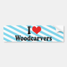 I LiebeWoodcarvers Auto Sticker