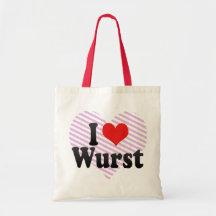I LiebeWurst Leinentasche