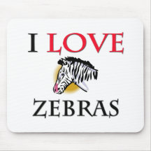 I LiebeZebras Mauspads