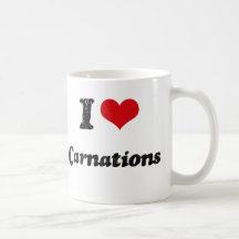 I love Carnations Coffee Mug
