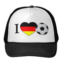 I Love Fussball Deutschland Cappy kappen
